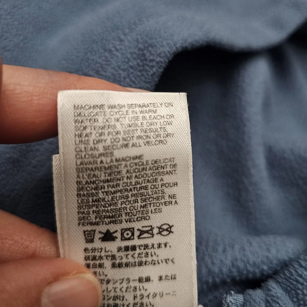 The North Face Youth Boys‎ Large Blue Full Zip Hooded Sweatshirt Hoodie